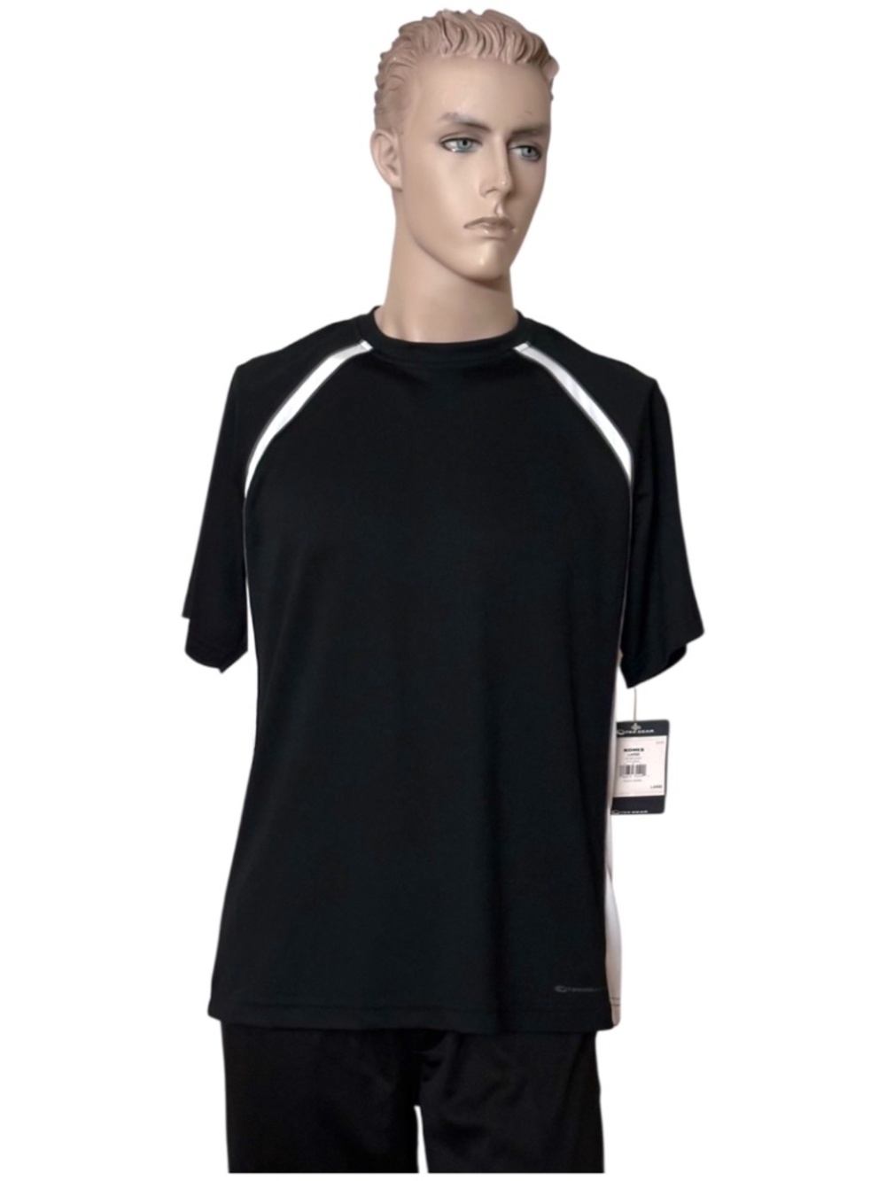 TEK GEAR Men's Athletic Fit Crew Neck T-Shirt { Size: LARGE }